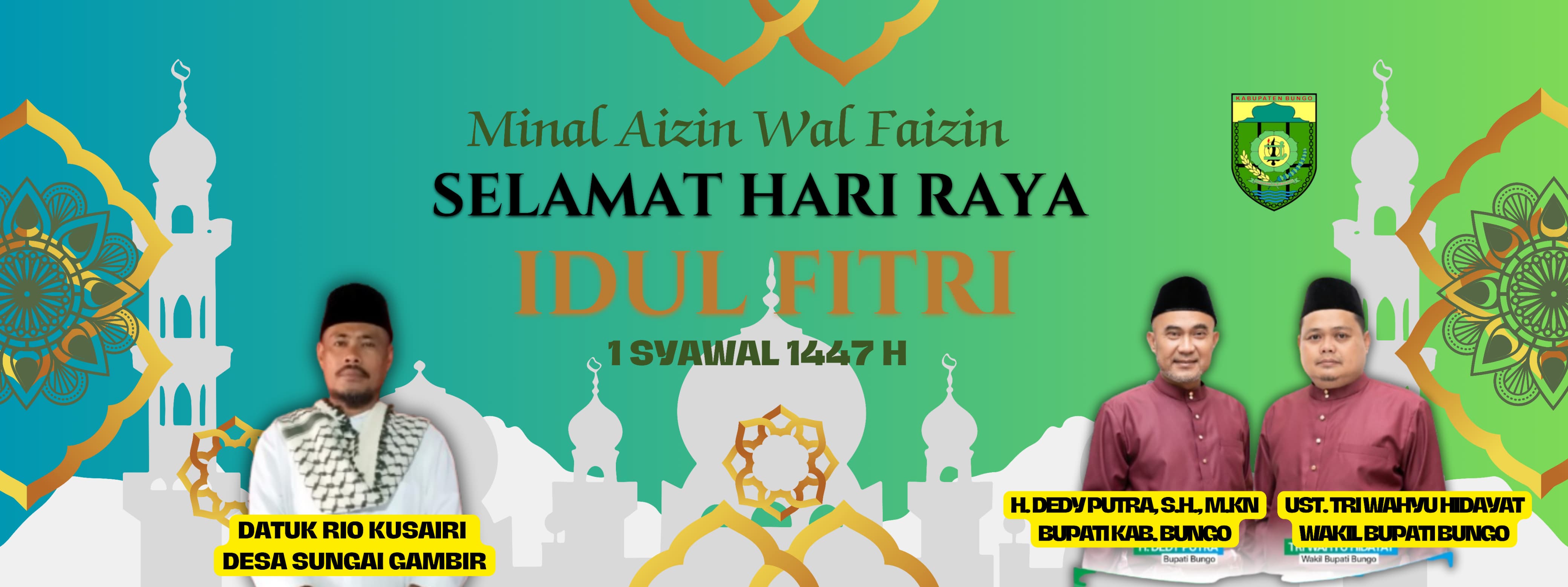 Datuk Rio Kusairi Ucapkan Selamat Idul Fitri 1447H