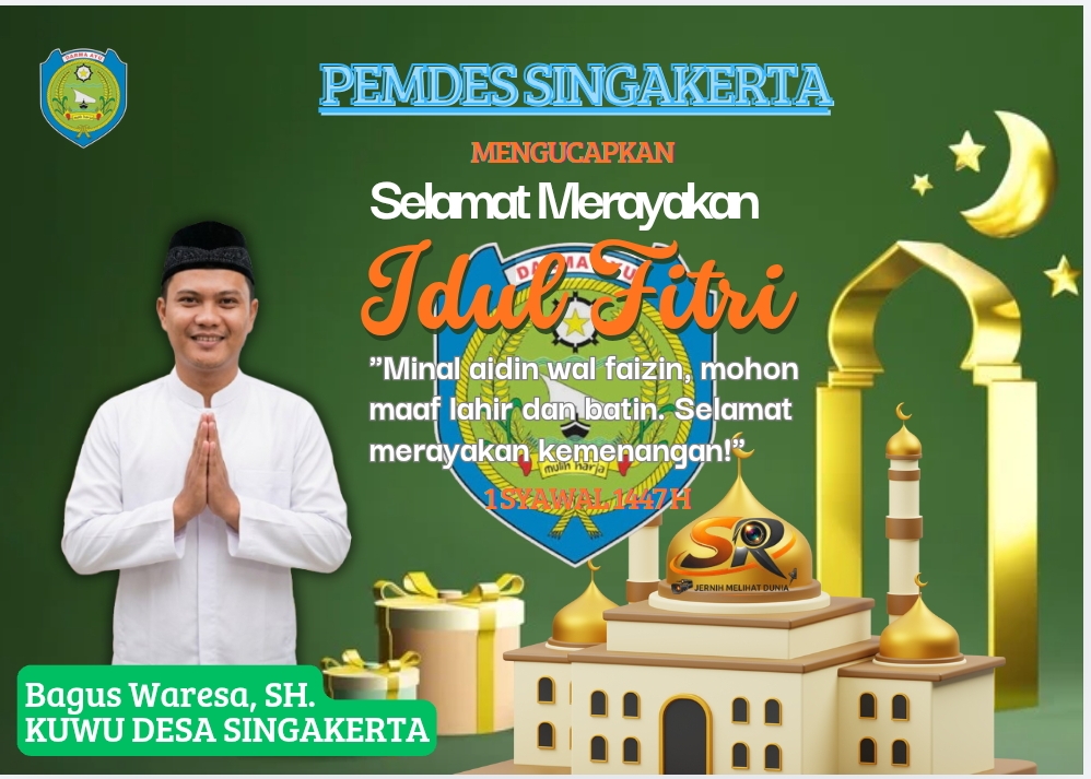 Ikan Kuwu singakerta ucapan idul Fitri