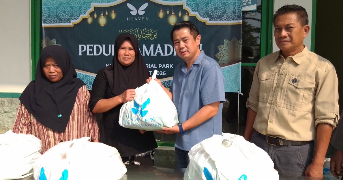 Heaven Memorial Quiling Peduli Ramadhan 1447 H Tahun 2026 dengan Berbagi 695 Paket Sembako