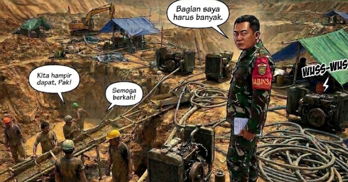Dibalik Tambang Ilegal Ada Oknum Babinsa, Salim Cs Merasa Terlindungi!?