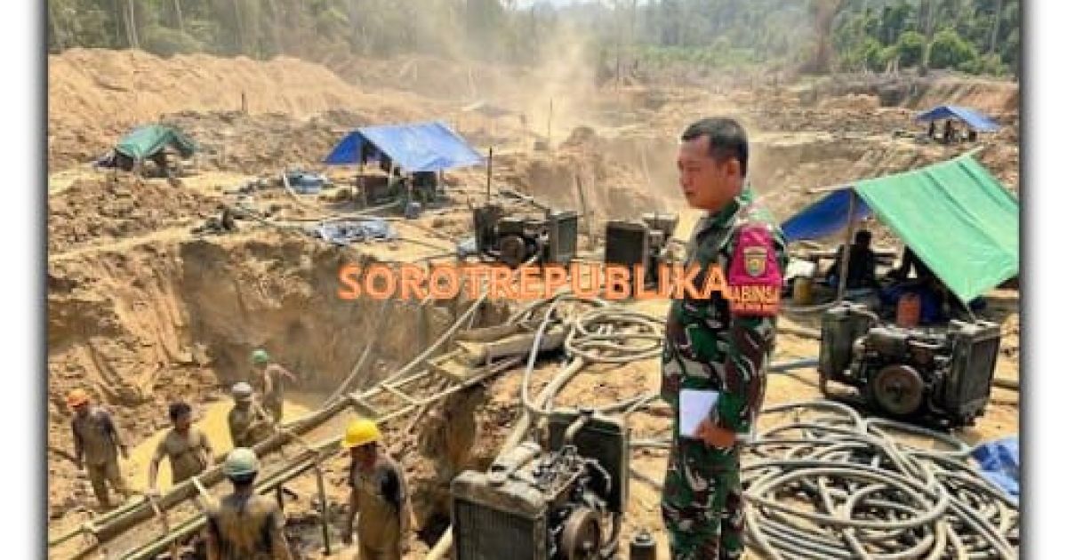 Oknum Serma AP Babinsa Mangun Jayo Koramil Rantau Pandan Terlibat Tambang Emas Ilegal?