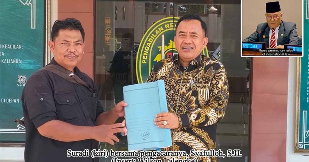 Tak Kunjung Dibayar PUPR, Warga Suka Baru Lampung Selatan Daftarkan Eksekusi ke PN Kalianda