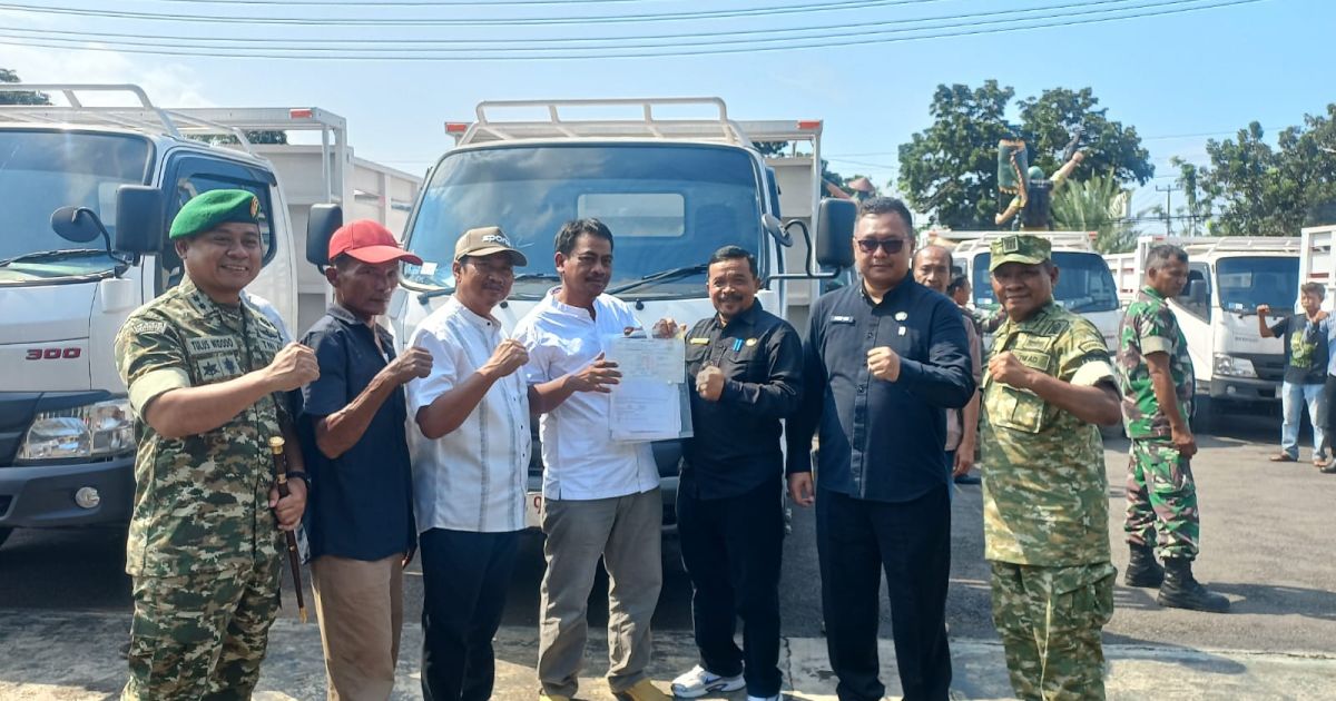 Melalui Kodim 0616 Indramayu PT. Agrinas Telah Mendistribusikan Kendaraan Truk Untuk KDKMP di Wilayah Indramayu