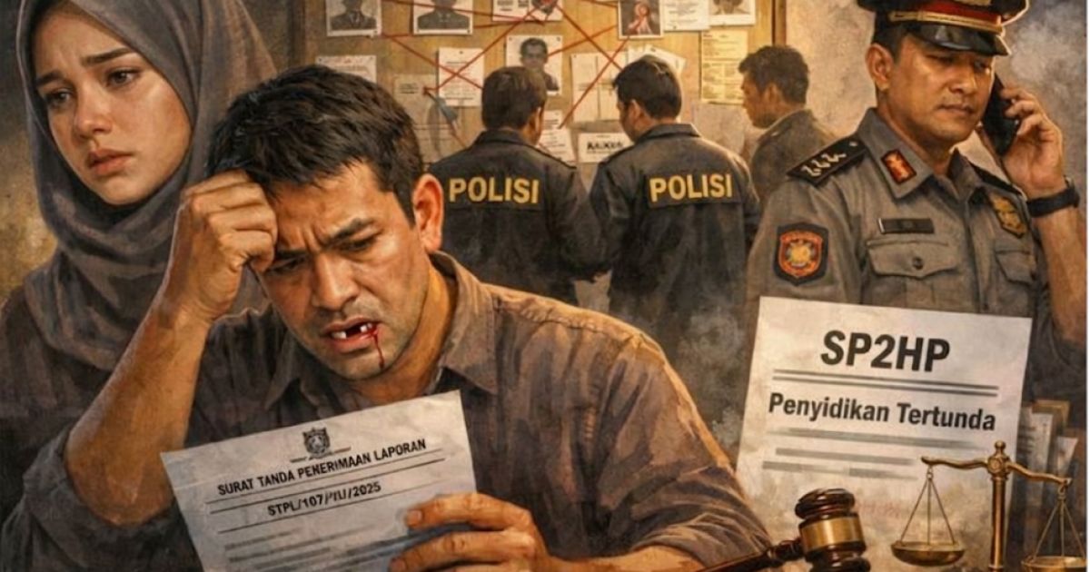 Buat Apa Lapor Polisi Kalau Hanya di Suruh Bolak Balik Datang, Dua Tahun Pelaku Tidak Berani di Tangkap?