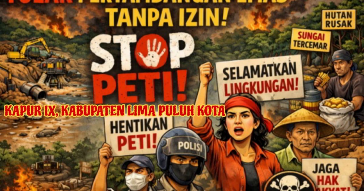 Publik Menilai Pemerintah Dan Aparat Penegak Hukum Kurang Serius Atasi Persoalan Tambang Ilegal Di Kapur IX