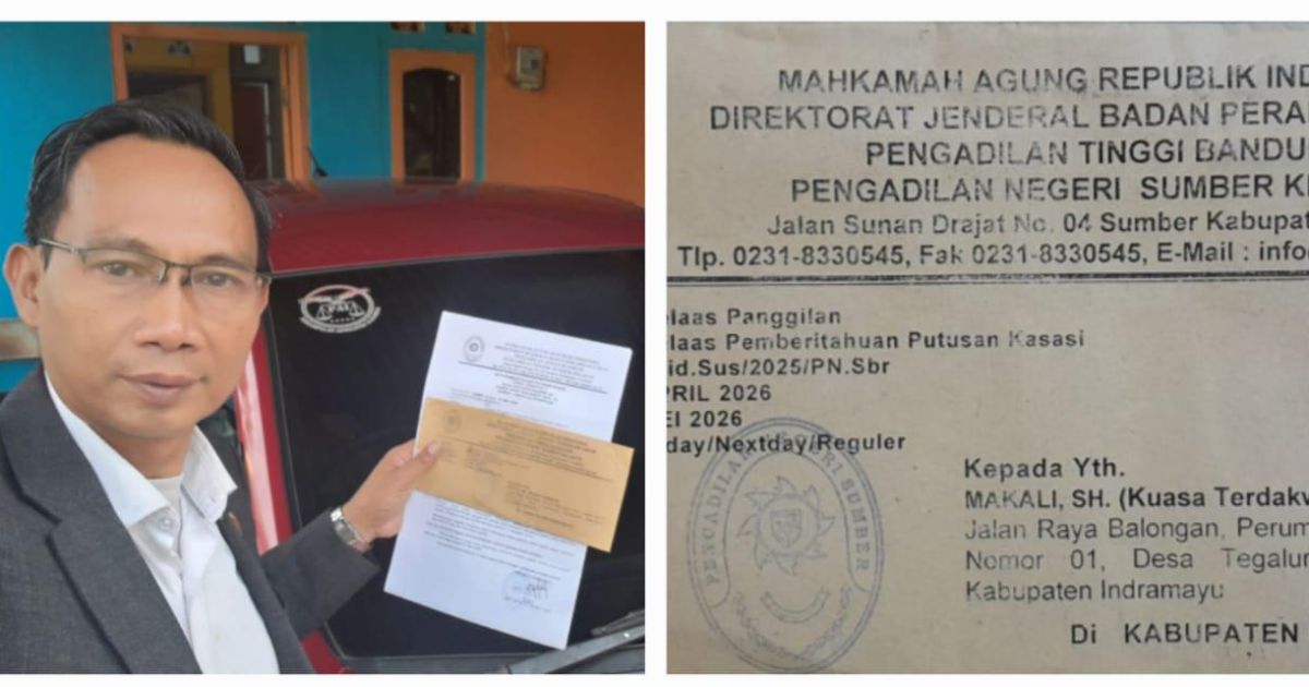 Pengacara Makali, SH Sambut Gembira Putusan Kasasi Dikabulkan Sebagian, Hukuman Terdakwa Selamet Dipangkas Empat Tahun