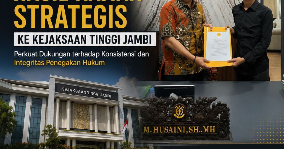 PERMAHI Jambi Serahkan Kajian Strategis ke Kejati, Roland: Apresiasi dan Dukungan Harus Dibangun dengan Gagasan