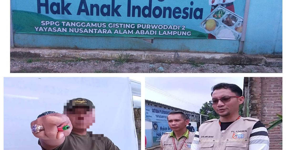 Waduh!!! Oknum Angkatan Laut Dan Satpam Halangi Media Saat Sidak Ipal Dan Dapur MBG