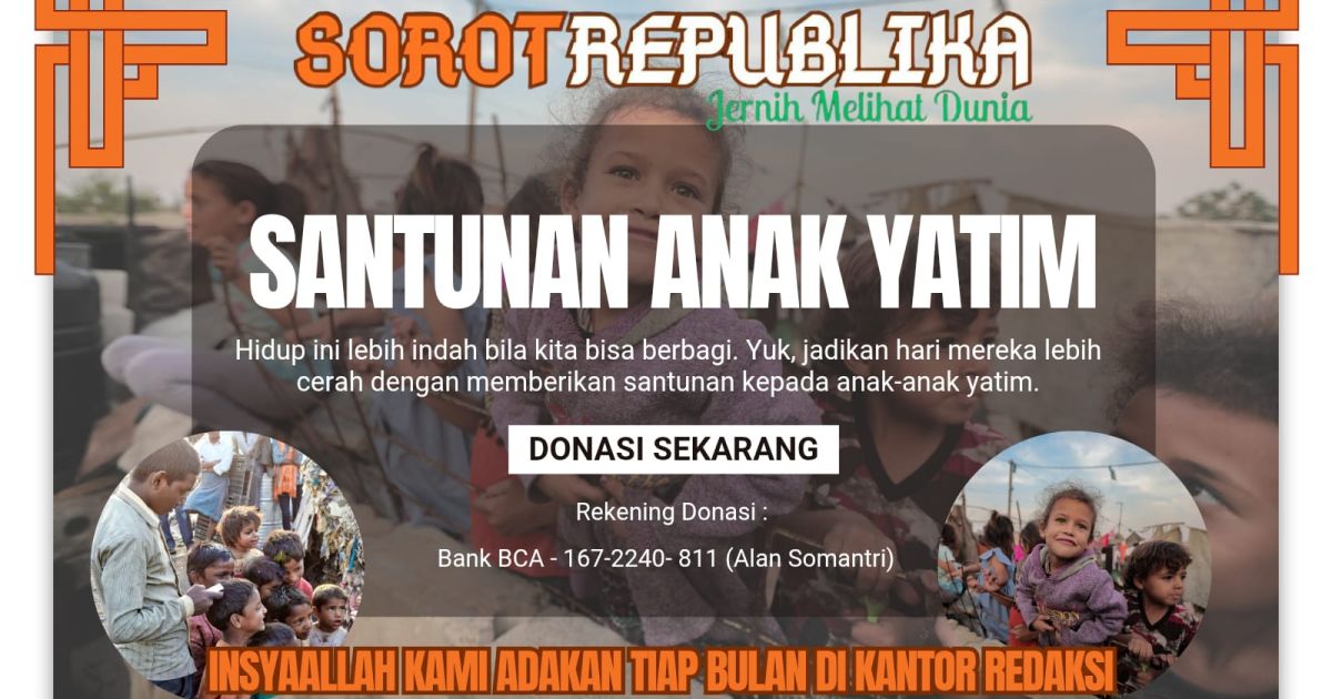 Sedekah Kalian Kepada Anak Yatim Dapat Menghindarkan Diri Dari Bala dan Musibah