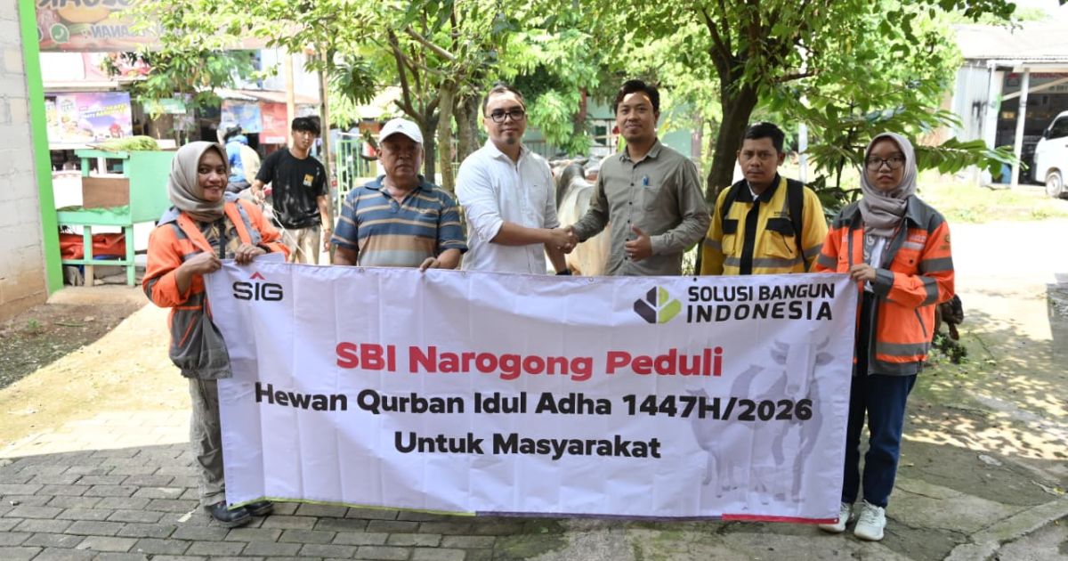 Perkuat Kebersamaan di Iduladha 1447 H, Solusi Bangun Indonesia Salurkan 27 Hewan Kurban