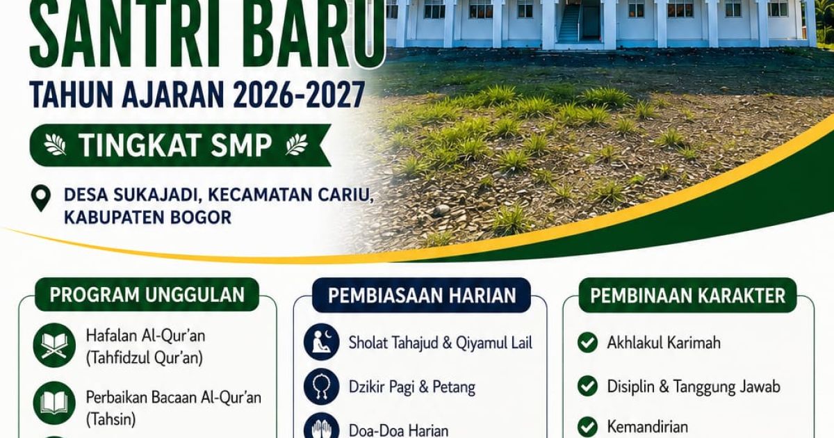 Abdul Rahman Pengasuh Ponpes Daarul Hijrah Annaja Optimis Semakin Diminati