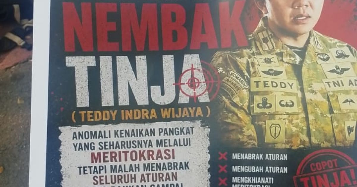 Tekanan Demo Menggugat Teddy Skandal Kenaikan Pangkat Rekayasa Akademik Dan Manipulasi Kebijakan Negara !!