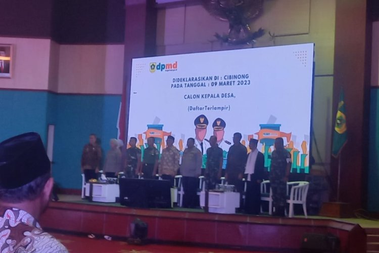 130 CAKADES Kab Bogor Gelar Deklarasi Damai Kadis DPMD : 