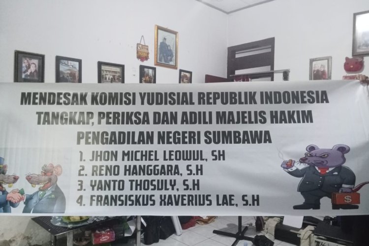 FPPK Pulau  Sumbawa Minta Komisi Yudisial Republik Indonesia  Periksa Majelis Hakim PN Sumbawa
