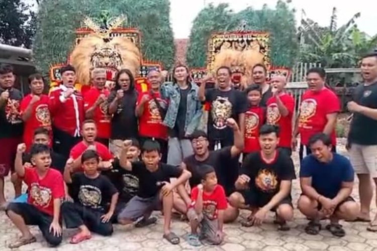 Sukseskan Program Kerja, Ketua PSBKB Adi Wild Berkunjung ke Paguyuban Seni Reyog Ponorogo Seto Manggolo Nyawiji Cibinong