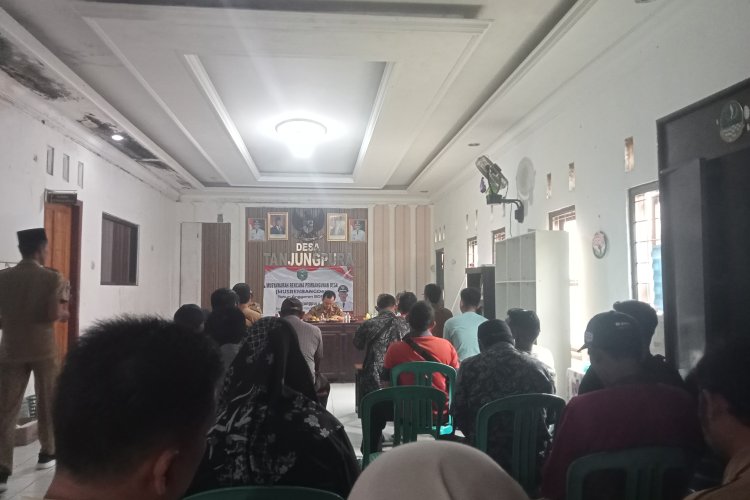 *Desa Tanjungpura menggelar Musyawarah Perencanaan Pembangunan (Musrenbang) untuk tahun anggaran 2026*