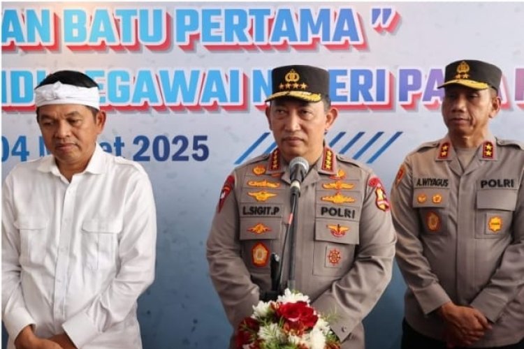 *Dukung Program Pemerintah, Kapolri Canangkan 100.000 Rumah Subsidi bagi Personel Polri*