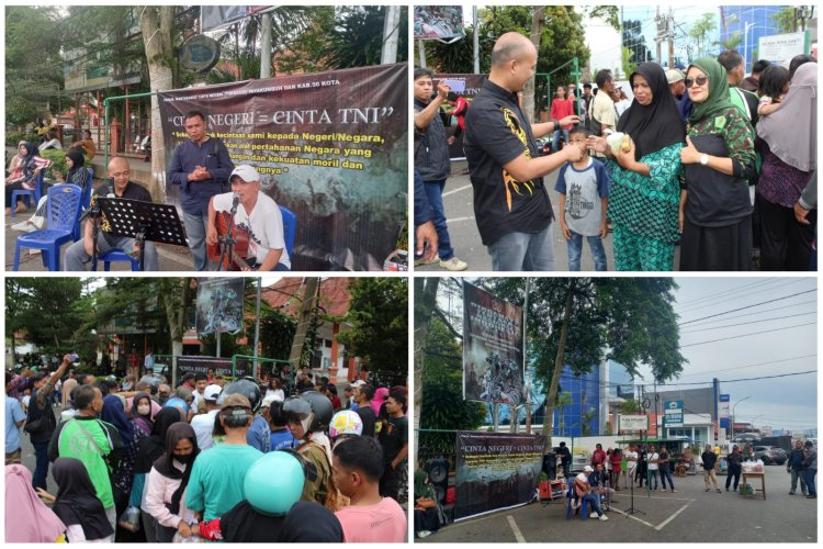 *Forum Masyarakat Cinta Negeri (FORMACSI) Payakumbuh dan Kabupaten Limapuluh Kota menggelar Bakti Sosial Simpatik Untuk TNI*