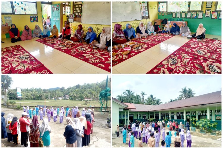 *Halal Bi Halal Idul Fitri 1446 H/ 2025 M, Guru dan Siswa/i UPTD SD Negeri 10 Pangkalan*