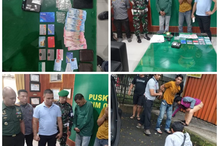 *Unit Intel Kodim 0306/50 Kota Dan Anggota Tim Intel Korem 032/WBR Amankan Terduga Pengedar Narkoba di Sarilamak*