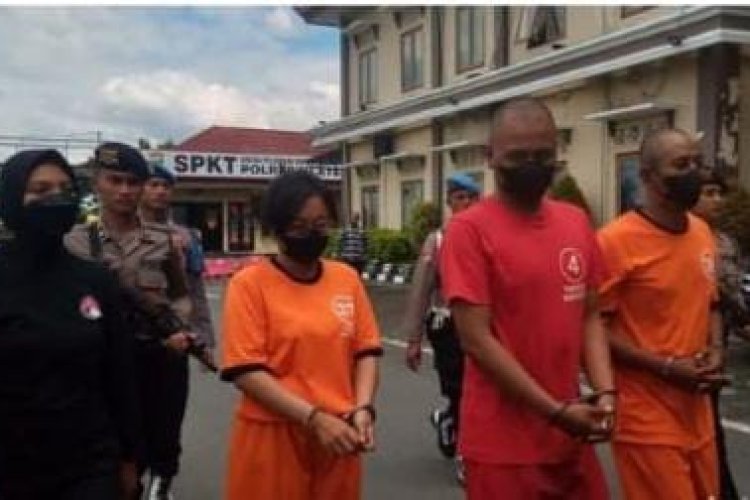 Polres Klaten Bekuk Tiga Pengedar Sabu 56,89 Gram Bukti Disita