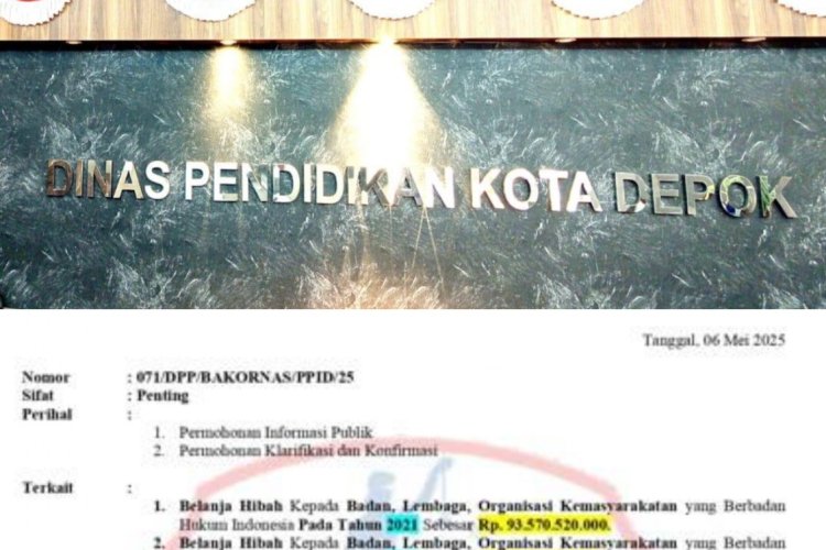 BAKORNAS Minta Disdik Depok Jelaskan Akuntabilitas Penyaluran Belanja Hibah Dari 2021 Hingga 2023 Mencapai 166,2 Miliar Rupiah