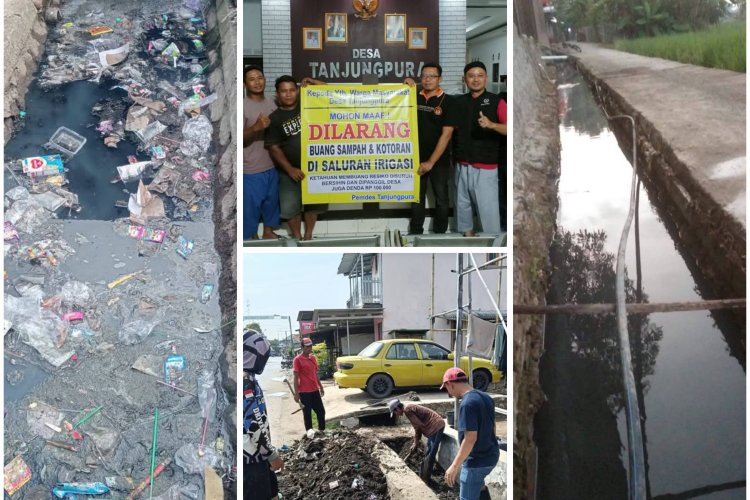 Mohon Di Bantu Program Desa Menuju Tanjungpura Bersih, Nyaman Dan Maju. Kedepan Sulap Selokan Jadi Lahan Budidaya Ikan
