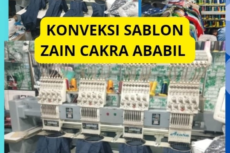 Menerima Jasa Konveksi Sablon Zain Cakra Ababil Sukmajaya Depok