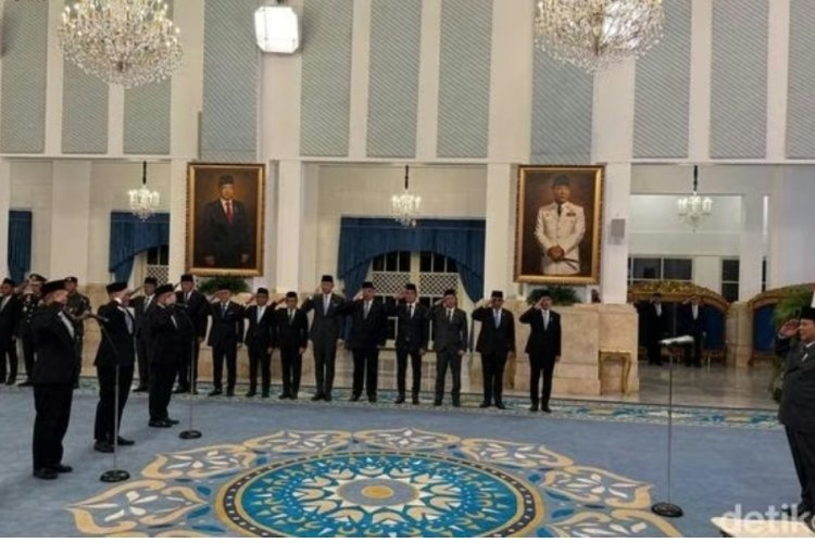 Kini, Prabowo Reshuffle 5 Menteri Kabinet Merah Putih, Lantik 1 Menteri Baru