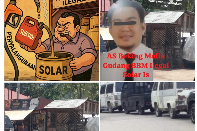 Diduga Bebas Beroperasi Gudang Penimbunan Solar Ilegal di Jalan Sumbar Riau Air Putiah Sarilamak