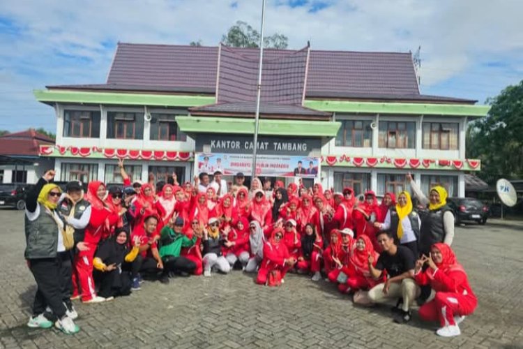 Senam Jantung Sehat Bersama anak anak Asspira Riau