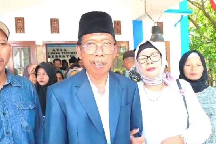 Ingin Membangun Desa Tinumpuk, H. Wiyadi Di Kawal Ratusan Simpatisan